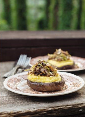 Polenta portobellos