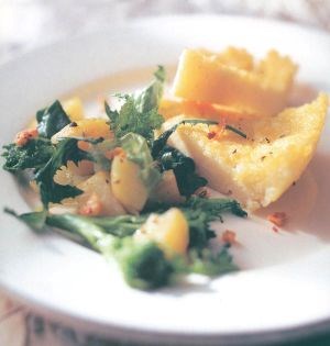 Polenta soufflé from the Piedmont (soufflé di polenta alla piemontese)