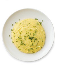 Polenta with chives