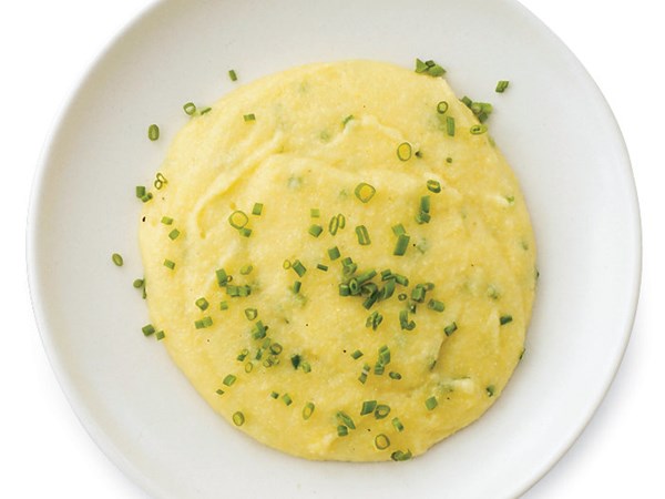Polenta with chives