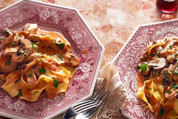 Polina's beef Stroganoff