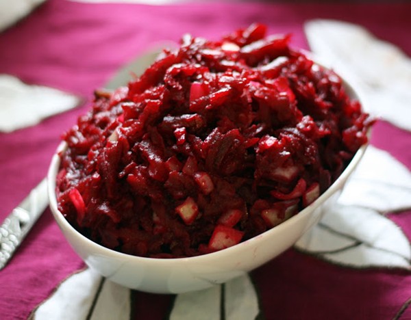 Polish beet salad (Salatka z burakow )