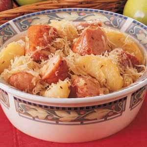 Polish kraut and apples