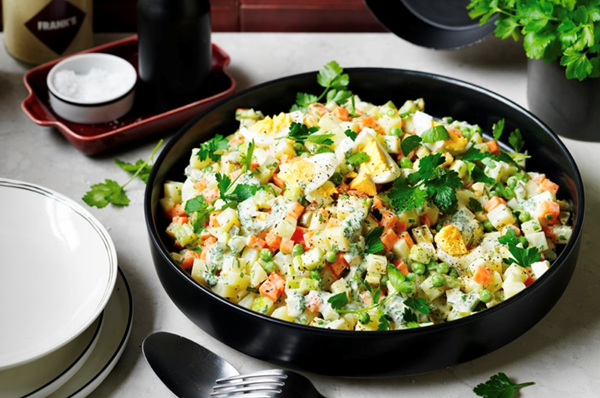 Polish root vegetable salad