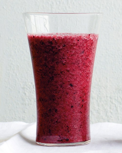 Pom-berry banana smoothie