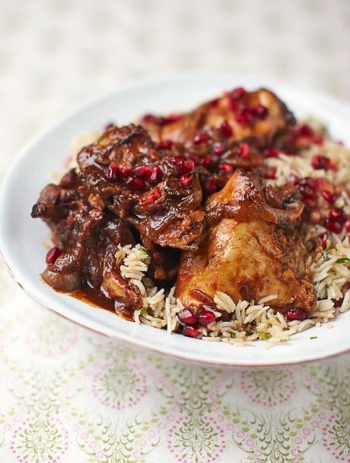 Pomegranate & chicken stew