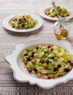 Pomegranate & cucumber salad