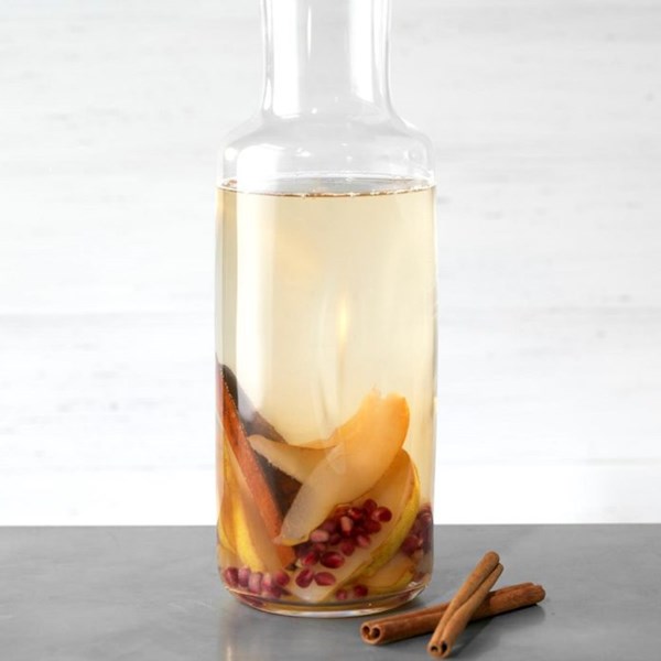 Pomegranate & pear infused water