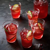 Pomegranate and chilli margaritas