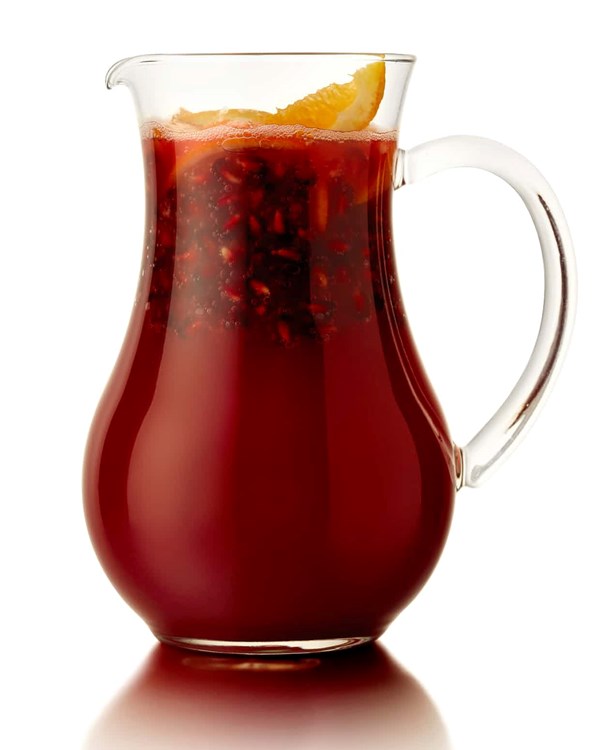 Pomegranate and clementine sunrise