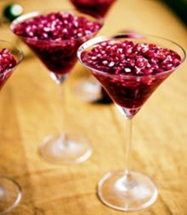 Pomegranate and Prosecco jelly