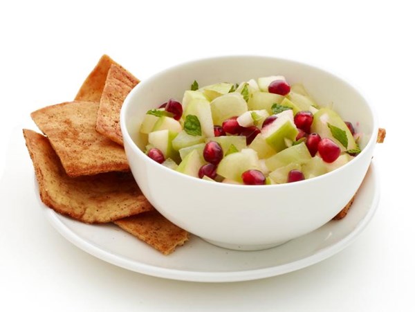 Pomegranate-apple salsa