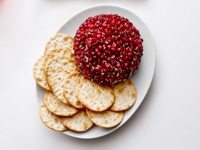 Pomegranate cheese ball
