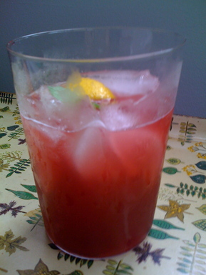 Pomegranate cocktail