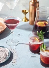 Pomegranate cranberry sangria