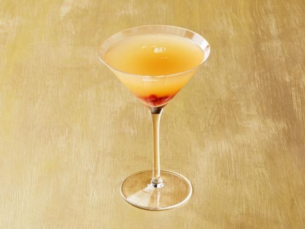 Pomegranate French martinis 