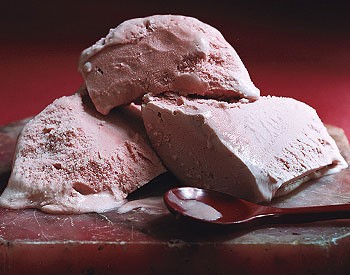 Pomegranate gelato