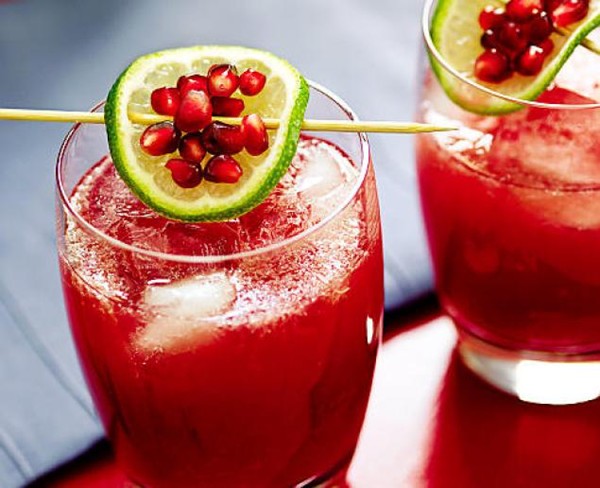 Pomegranate gimlet 