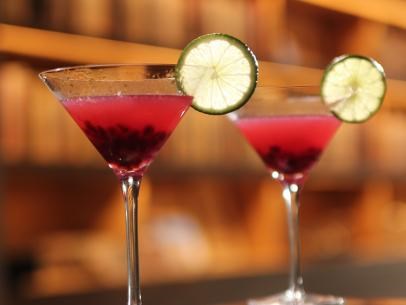 Pomegranate gimlets [Rob Marshall / John DeLuca]