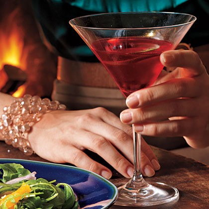 Pomegranate gin sling