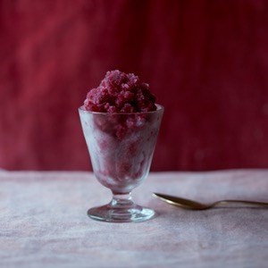 Pomegranate granita
