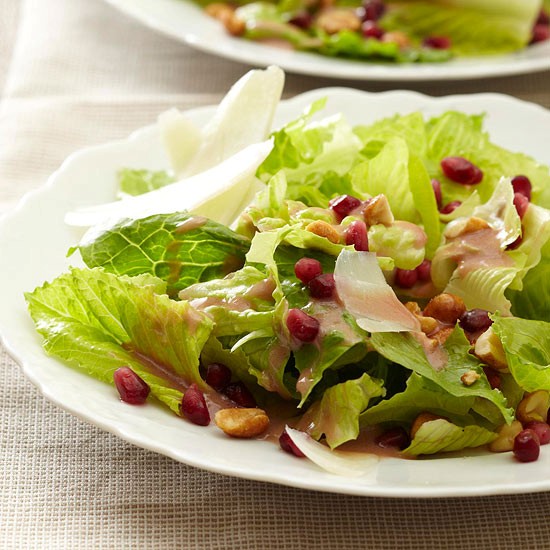 Pomegranate green salad