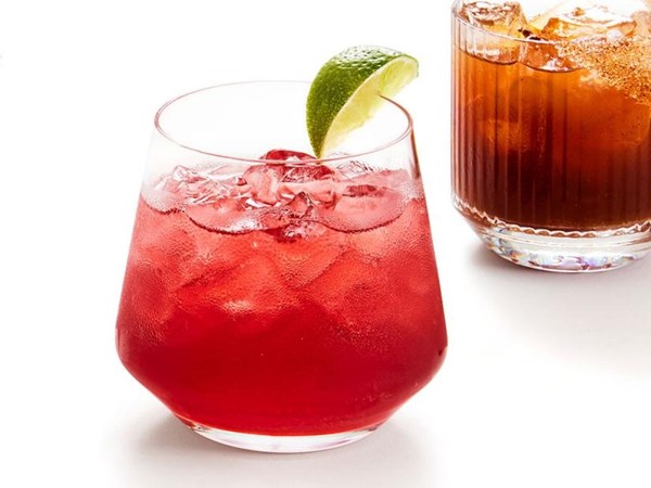 Pomegranate margaritas 