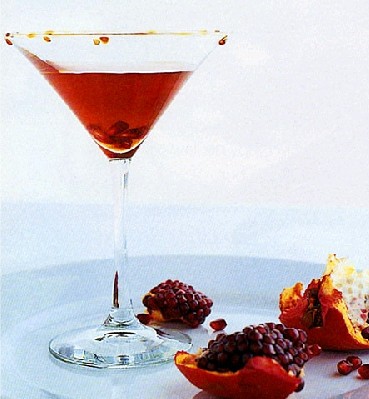 Pomegranate martini