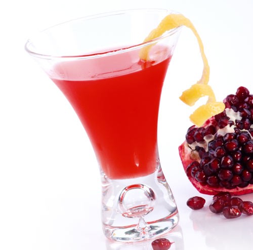 Pomegranate martini
