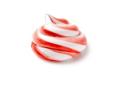 Pomegranate meringue swirls