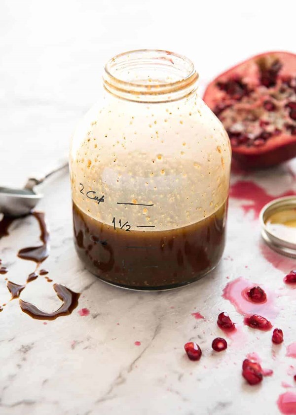 Pomegranate molasses dressing