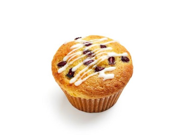 Pomegranate-orange muffins