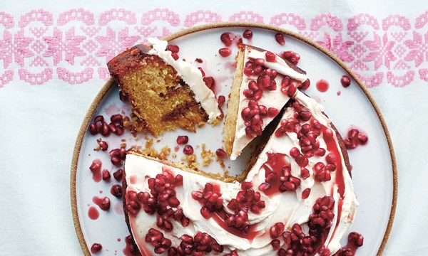Pomegranate passion cake
