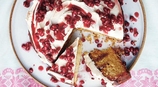 Pomegranate passion cake