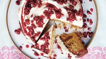 Pomegranate passion cake