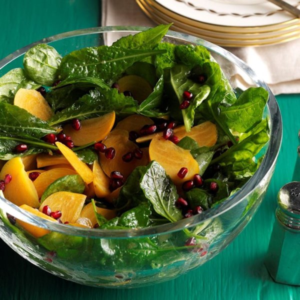 Pomegranate persimmon salad