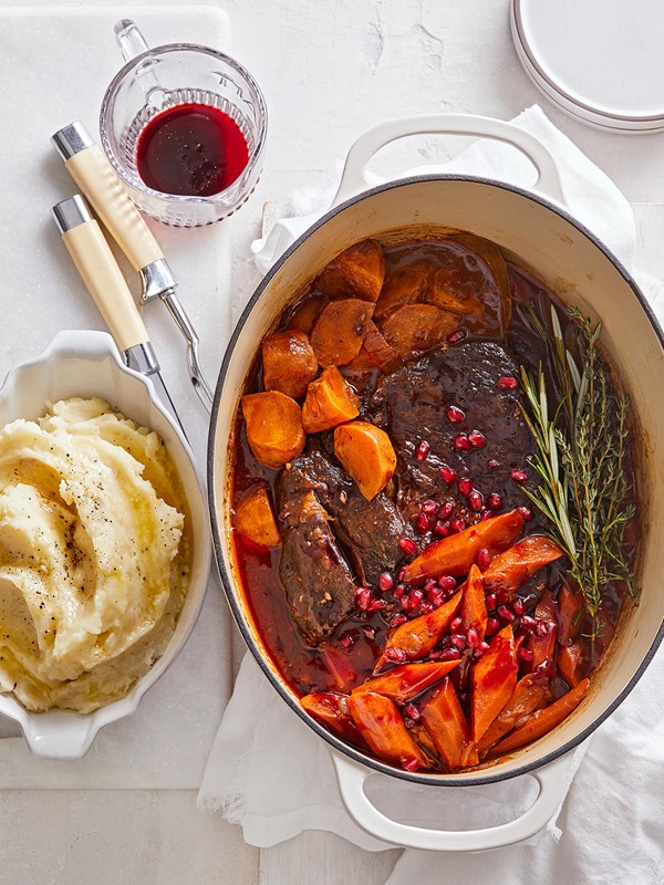Pomegranate pot roast
