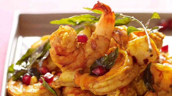 Pomegranate shrimp