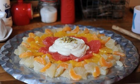 Pomelo citrus salad (Rujak jeruk bali)