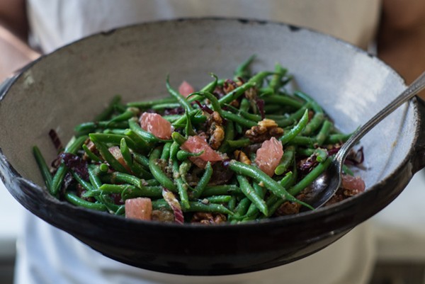 Pomelo green beans