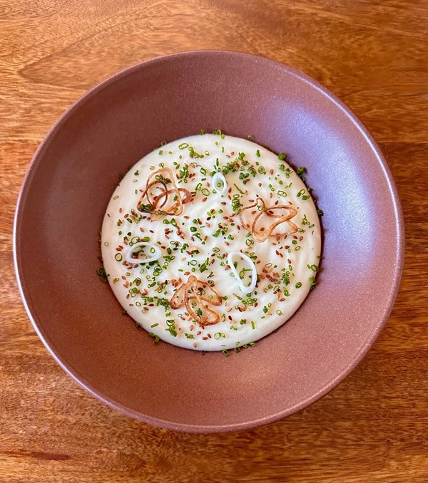 Pommes purée à la bagel buffet