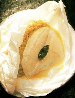 Pompano en papillote