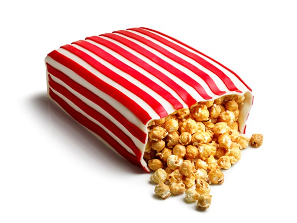 Popcorn cake
