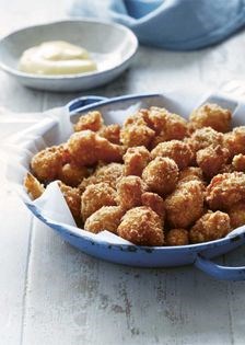 Popcorn cauliflower bites