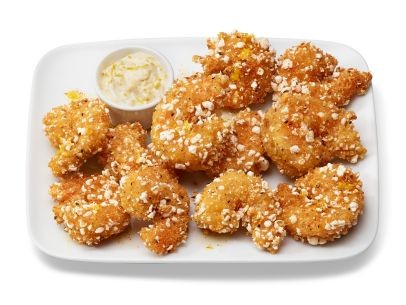Popcorn-crusted popcorn shrimp