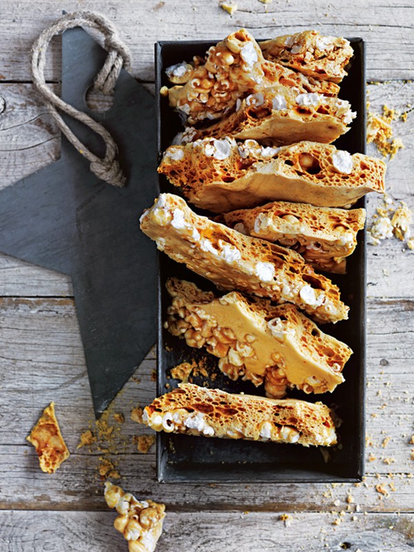 Popcorn honeycomb shards