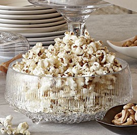 Popcorn with sweet butter and sea salt