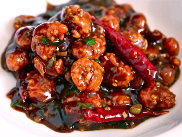 Popeye Tso's chicken (General Tso's chicken made with Popeye's chicken nuggets)