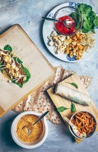Popiah spring rolls