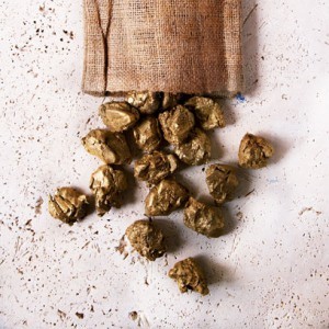 Popping candy "fool's gold" chocolate
